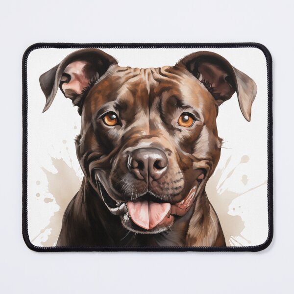 Item preview, Watercolor Staffordshire Bull Terrier designed and sold by davidalv.