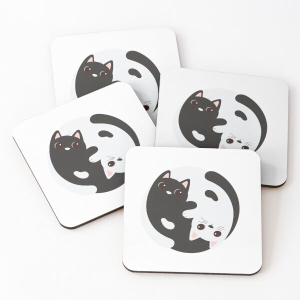 Item preview, Ying and Yang Cats designed and sold by loedbrok99.