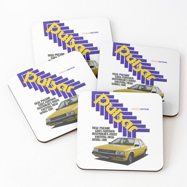 Item preview, Vintage 80s Nissan Pulsar Car ad designed and sold by recuni.