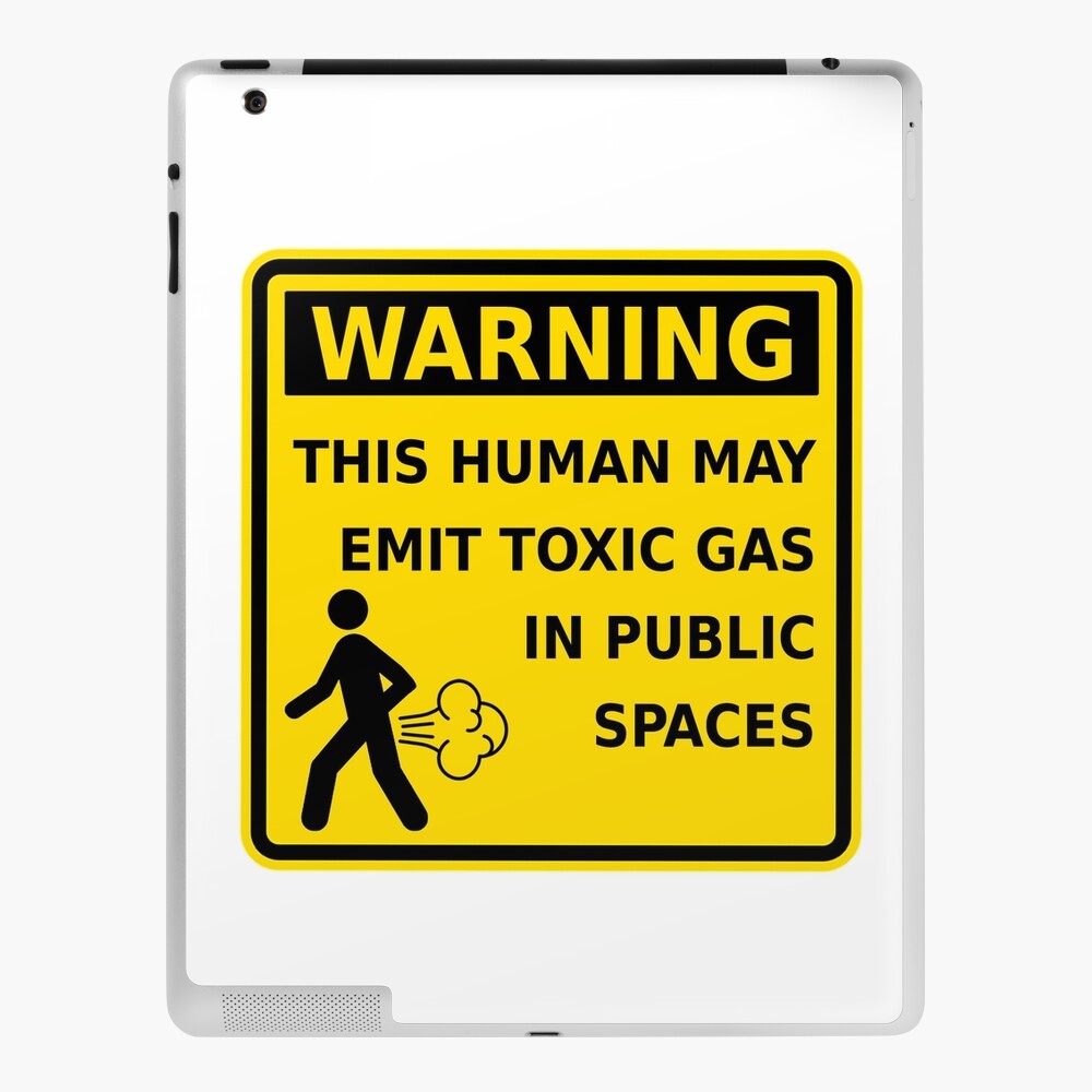 Funny Warning Sign I Fart Sticker Self Adhesive