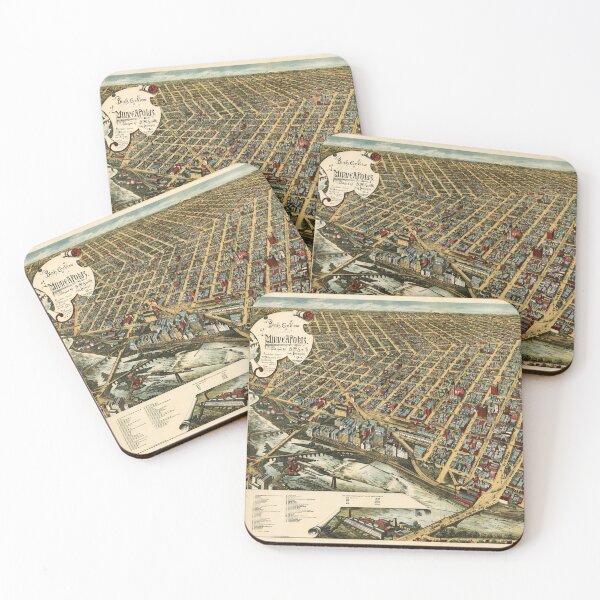 Item preview, Minneapolis, Minnesota (1891) designed and sold by allhistory.