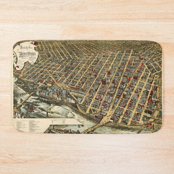Item preview, Minneapolis, Minnesota (1891) designed and sold by allhistory.