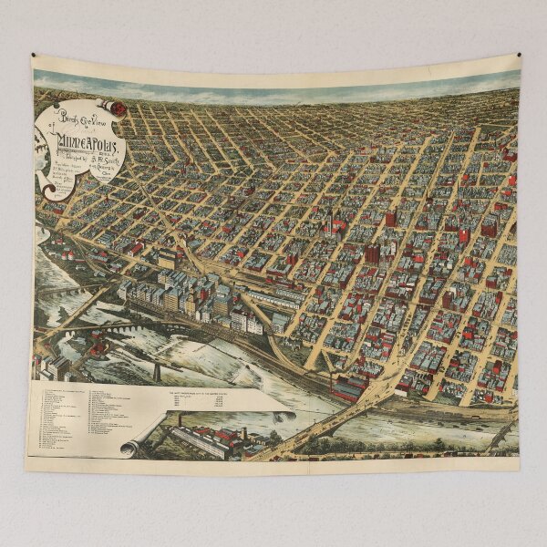 Item preview, Minneapolis, Minnesota (1891) designed and sold by allhistory.