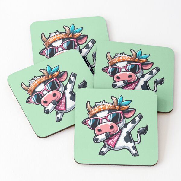 Item preview, Dabbing Kawaii Cow designed and sold by JessArty ⭐⭐⭐⭐⭐.