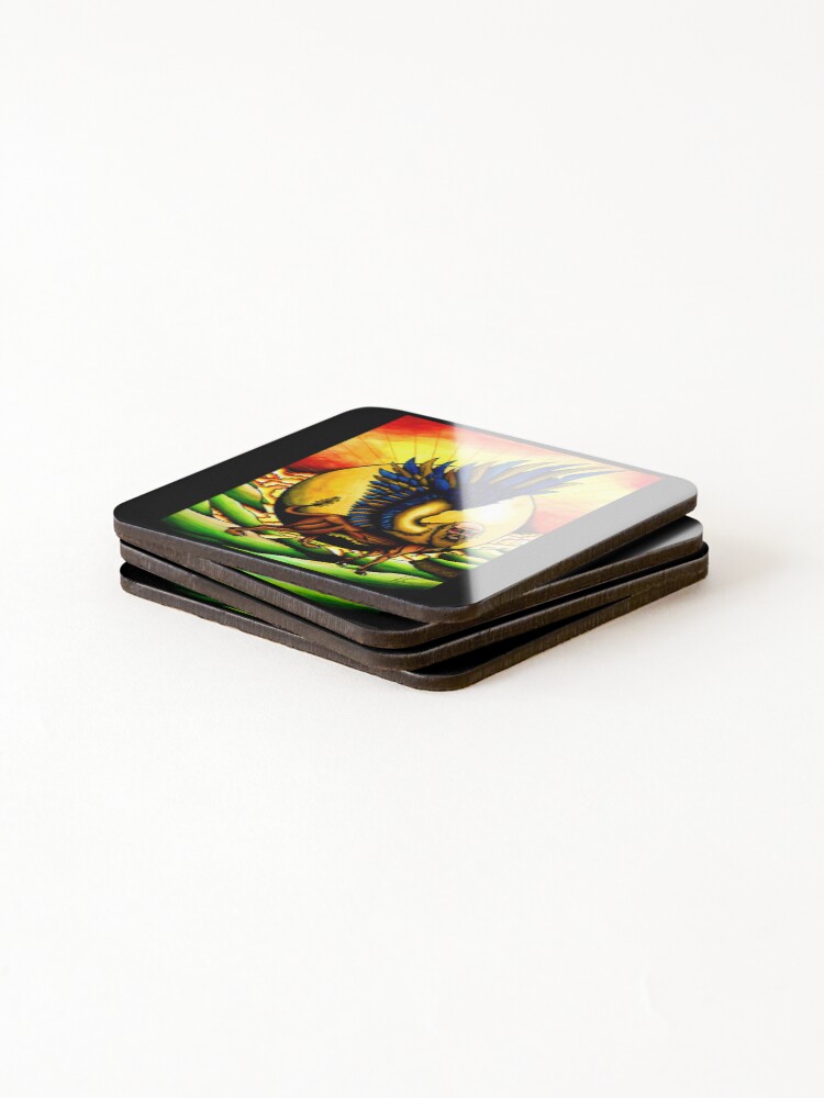 Thumbnail 4 of 5, Coasters (Set of 4), LLAAMASU designed and sold by ARTopher.