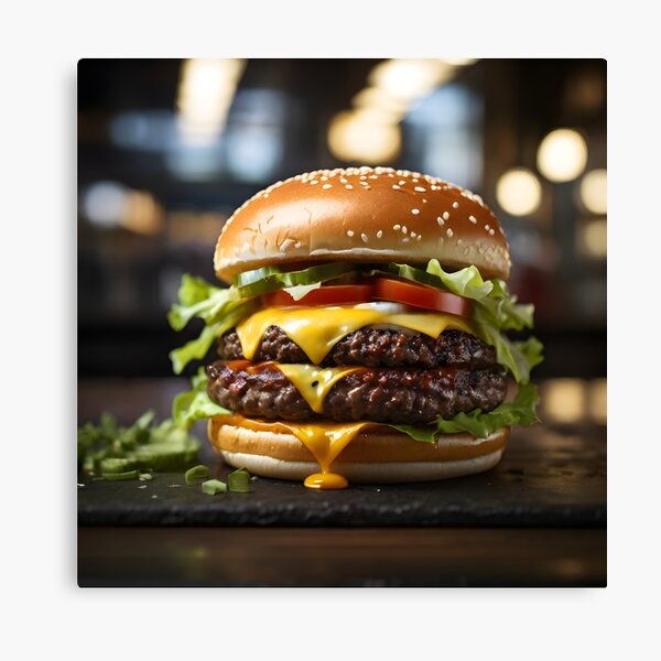 Item preview, Delicious Double Cheeseburger Temptation designed and sold by Cool Graphixs.