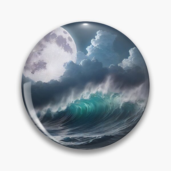 Item preview, Great moon rising designed and sold by treatsntrinkets.
