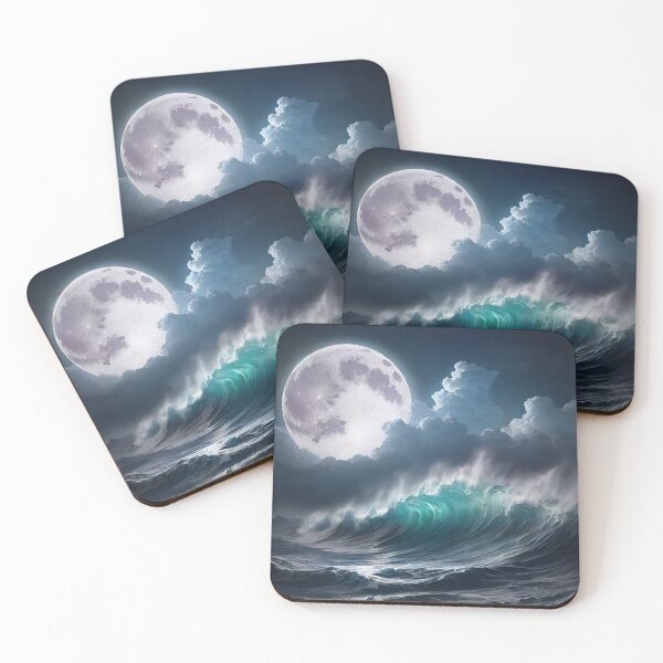 Item preview, Great moon rising designed and sold by treatsntrinkets.