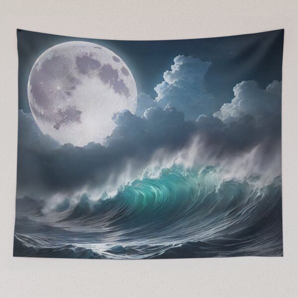 Item preview, Great moon rising designed and sold by treatsntrinkets.