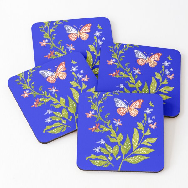 Item preview, Charming Butterflies Alight on a Tapestry of Flowers designed and sold by Digistorma.