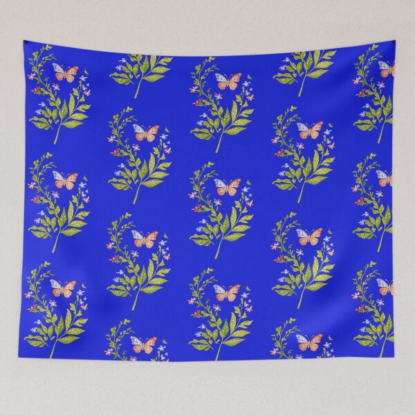 Item preview, Charming Butterflies Alight on a Tapestry of Flowers designed and sold by Digistorma.