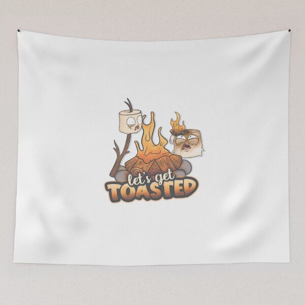 Item preview, Lets get toasted cute art designed and sold by maypp.