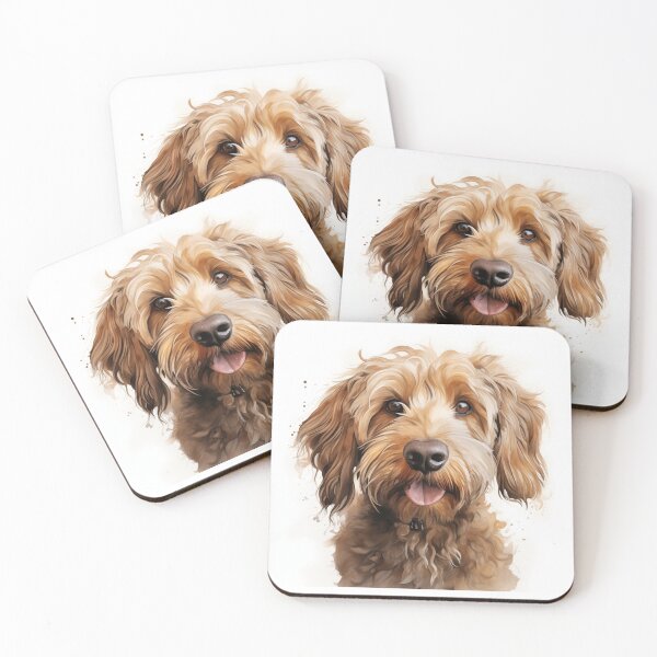 Item preview, Watercolor Labradoodle designed and sold by davidalv.