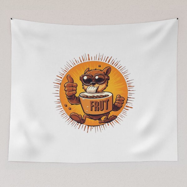 Item preview, Breakfast Blitz: The Cheerful Cereal Mascot designed and sold by CleytonImgs.