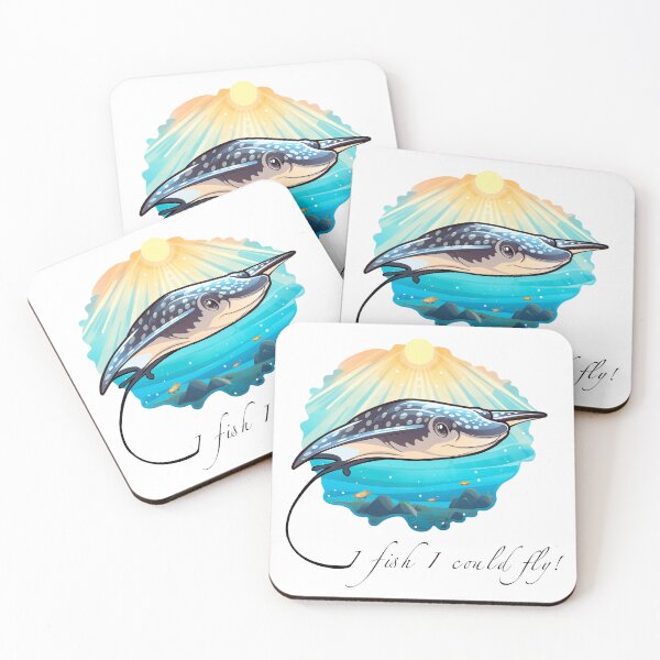 Item preview, Animal Lovers, Spotted Eagle Ray, Stingray, I fish I could fly designed and sold by G-Jo.