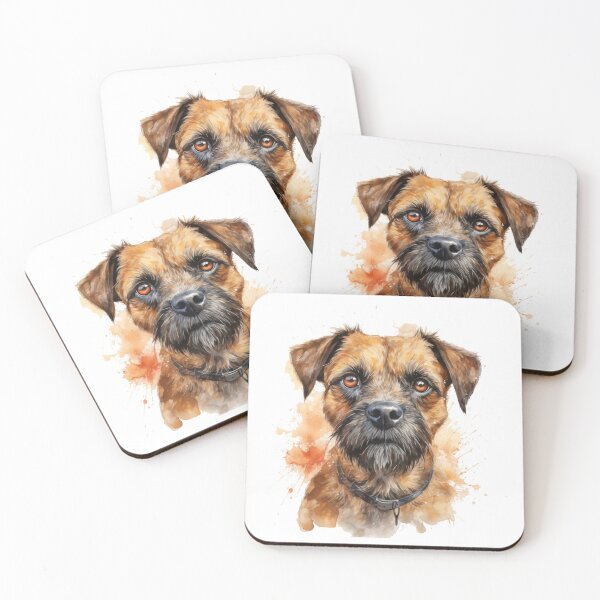 Item preview, Watercolor Border Terrier designed and sold by davidalv.