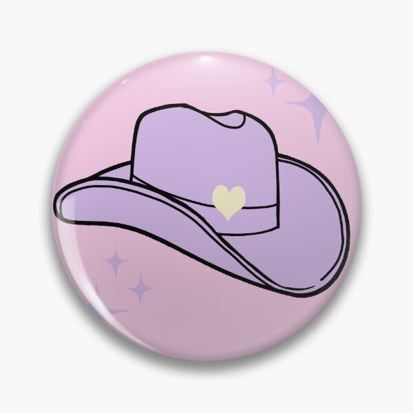 Item preview, Lavender Cowgirl Hat With Heart designed and sold by pink-cowboy.