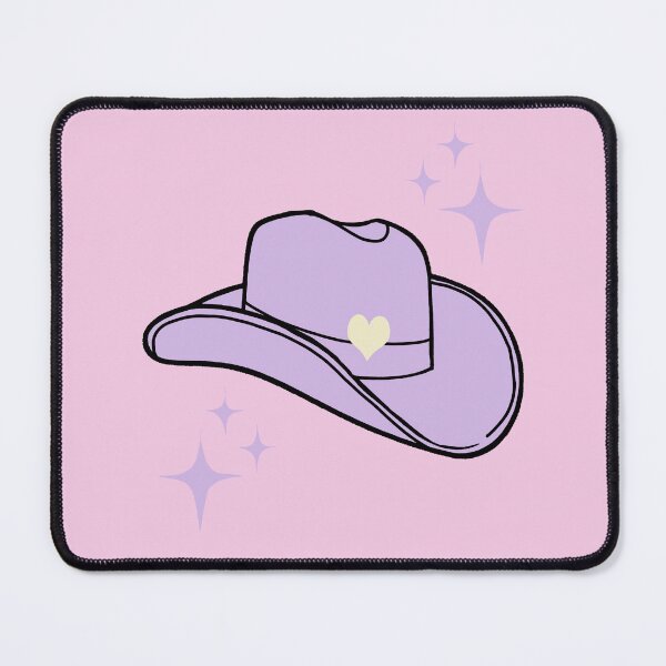 Item preview, Lavender Cowgirl Hat With Heart designed and sold by pink-cowboy.