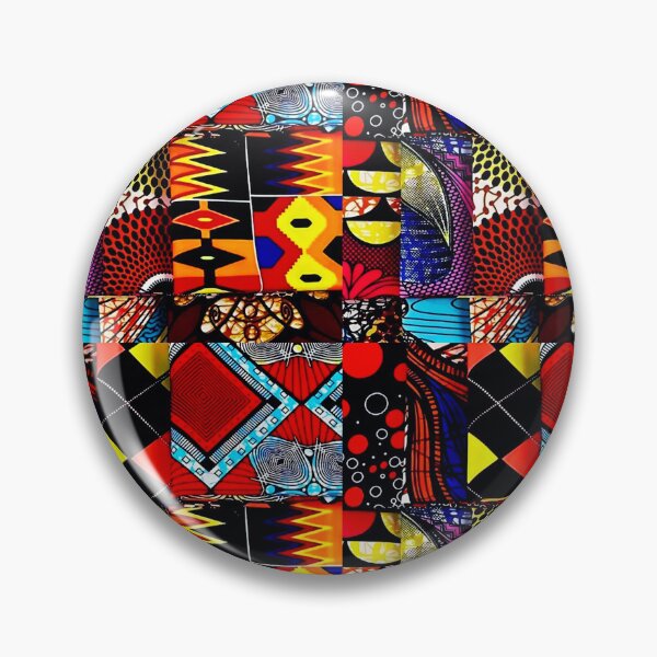 Item preview, African Print Patchwork Colorful Ethnic Design  designed and sold by ZedColors.