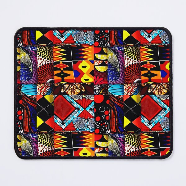 Item preview, African Print Patchwork Colorful Ethnic Design  designed and sold by ZedColors.