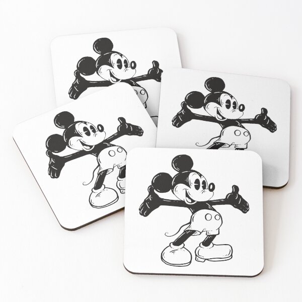 Item preview, black and white retro mouse designed and sold by sendalunar.