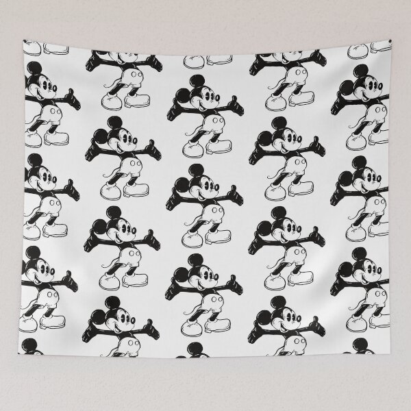 Item preview, black and white retro mouse designed and sold by sendalunar.