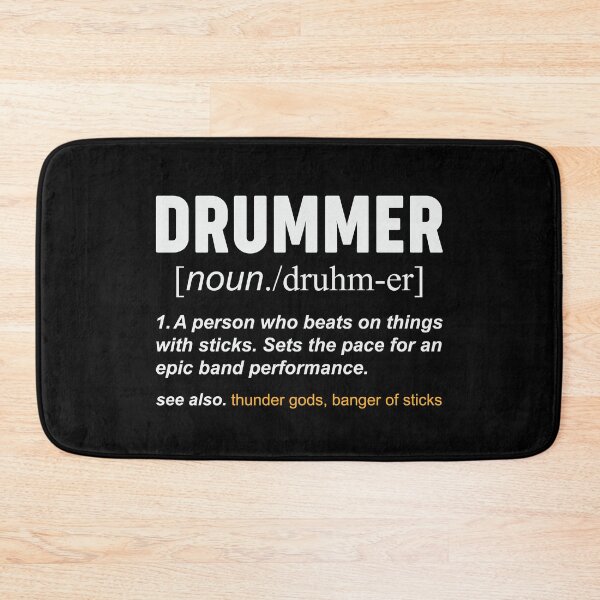 Item preview, Funny Drummer Definition Musician Band Drums Quote designed and sold by tmerchtrends.