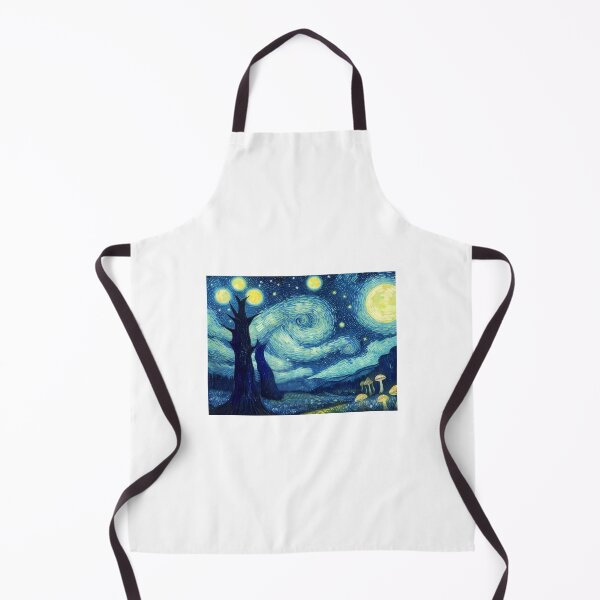 Item preview, Blue Starry Night - Magic Mushroom Forest #12 designed and sold by Scarlet Swan.