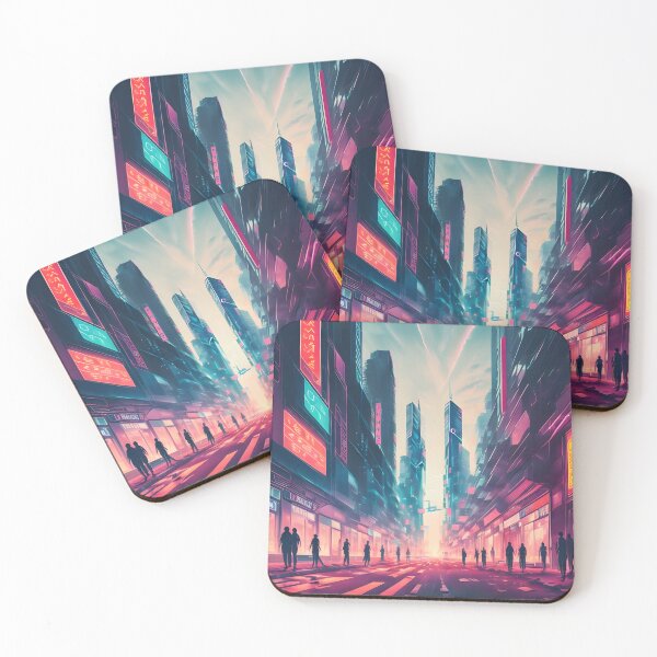Item preview, Neon Tokyo Nights: Futuristic Cityscape with Multicolour Lights designed and sold by Cool Graphixs.