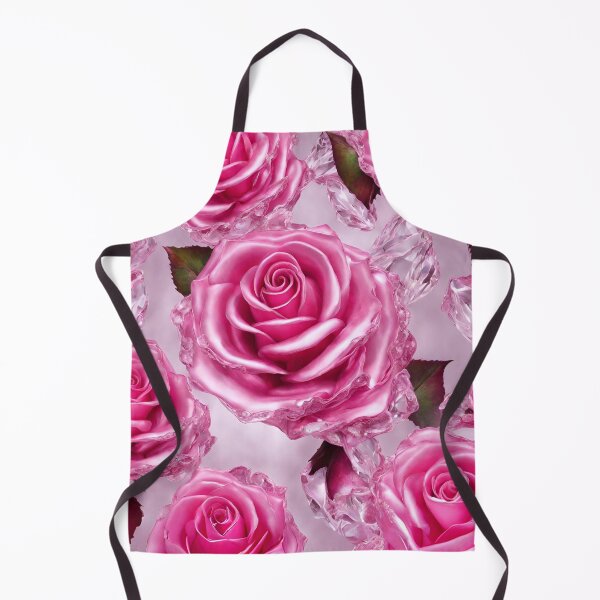 Item preview, Patterns: pink shiny crystal roses designed and sold by VonLogaart.