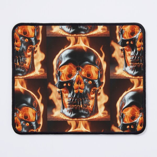 Item preview, Burning Skull designed and sold by Bunmigraphics .