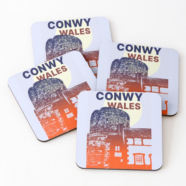 Item preview, CONWY WALES VINTAGE TRAVEL POSTER  designed and sold by Marni Scofidio Desi9ns.