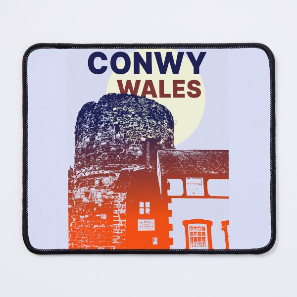 Item preview, CONWY WALES VINTAGE TRAVEL POSTER  designed and sold by Marni Scofidio Desi9ns.