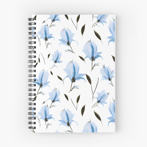 Item preview, Bell blue flower seamless pattern designed and sold by varinchai.