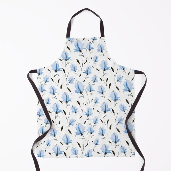 Item preview, Bell blue flower seamless pattern designed and sold by varinchai.