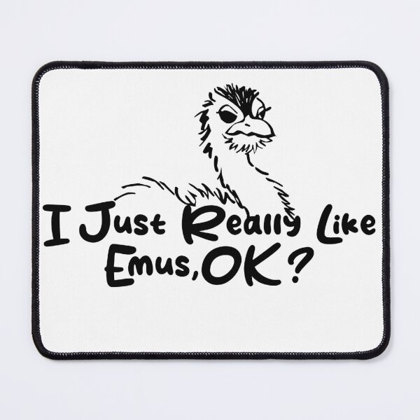 Item preview, I Just Really Like Emu Ok ,Emu Ostrich Shirt, Funny Animal Pun Tee Birds Wild Lover Shirt designed and sold by beawesome105.
