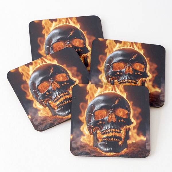 Item preview, Burning Skull designed and sold by Bunmigraphics .