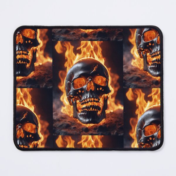 Item preview, Burning Skull designed and sold by Bunmigraphics .