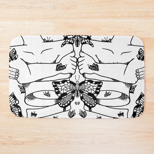 Item preview, Nervous Butterfly, abstract digital kaleidoscope butterfly art designed and sold by MayGreenAbgrall.