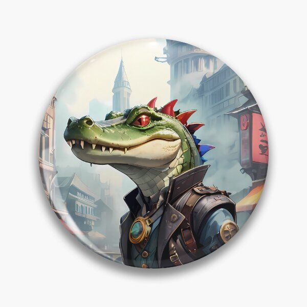 Item preview, Cogged Guardian: Steampunk Crocodile designed and sold by SCBlend.