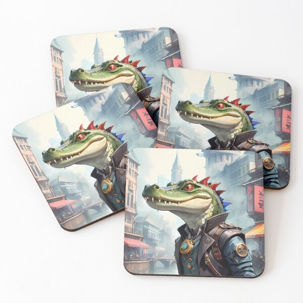 Item preview, Cogged Guardian: Steampunk Crocodile designed and sold by SCBlend.