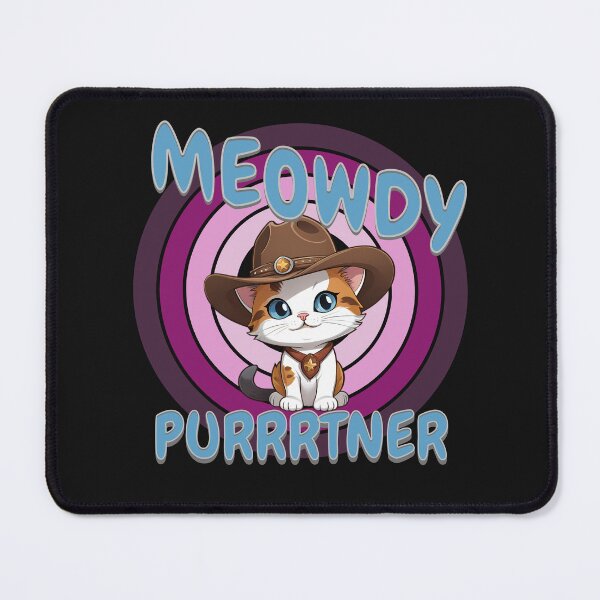 Item preview, Meowdy Purrrtner designed and sold by LaldyAnimals.