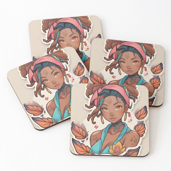 Item preview, An African American anime digital art designed and sold by VisionaryV2.