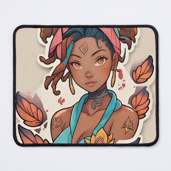 Item preview, An African American anime digital art designed and sold by VisionaryV2.
