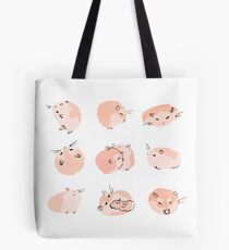 Robo Blobo - Cute Dwarf Hamsters (Square) Tote Bag