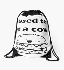 ADSF - I Used to Be a Cow Drawstring Bag
