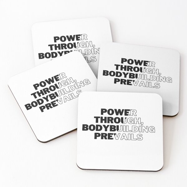 Item preview, Power Through, Bodybuilding Prevails designed and sold by Custom-Print.