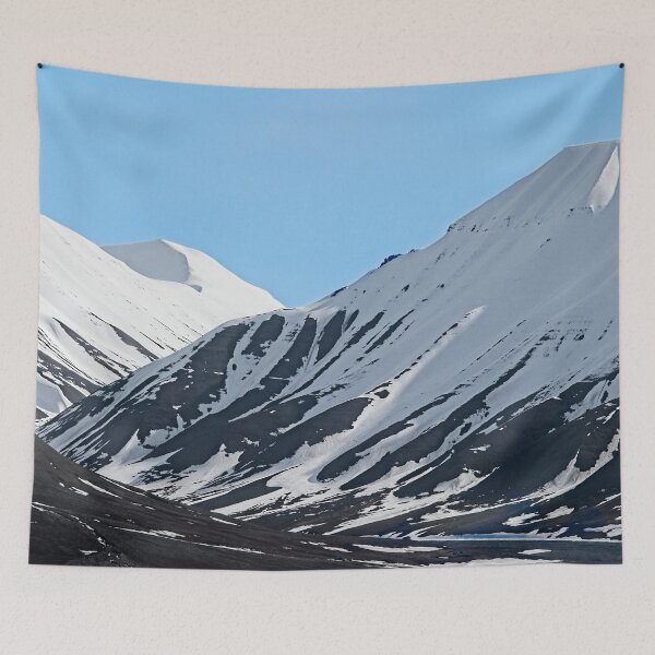 Item preview, Snowy Mountain Landscape in Arctic Svalbard designed and sold by Martyn R Arnold Fine Art Nature & Landscape Photography.