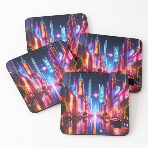 Artikelvorschau, Futuristic Cityscape at Night #219 entworfen und verkauft von CreativeKreis.