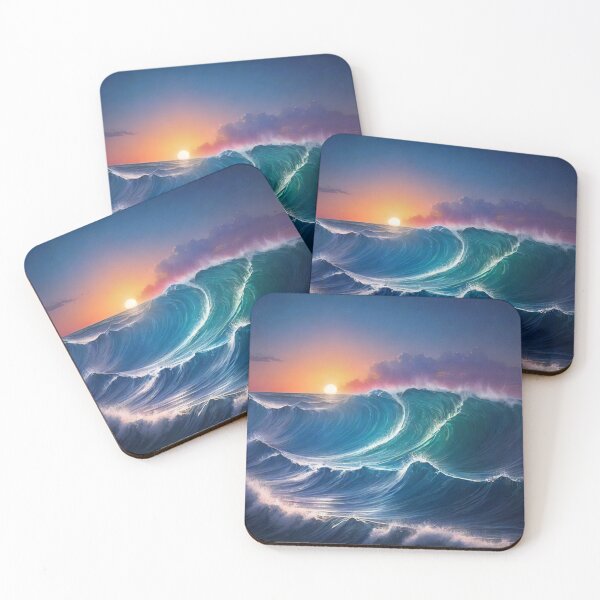 Item preview, Great ocean sun rise designed and sold by treatsntrinkets.